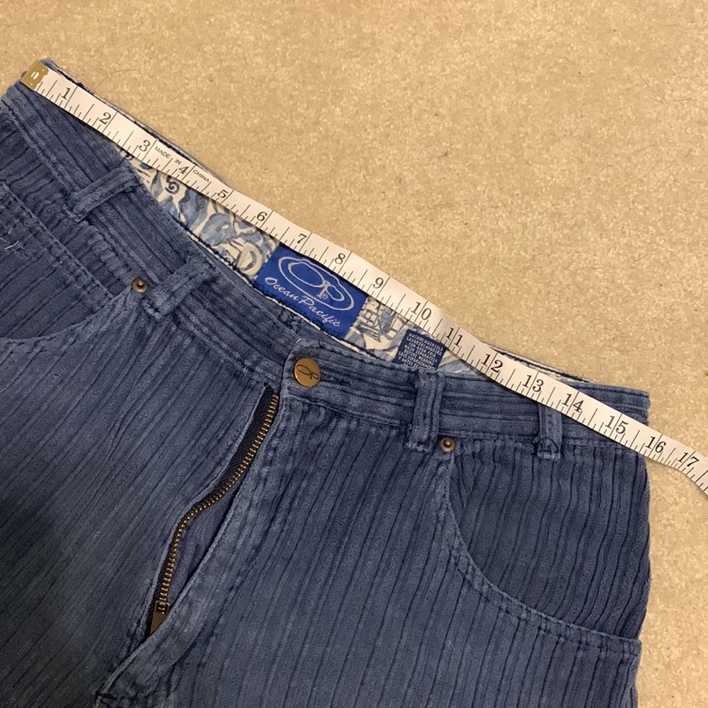 Men’s OP blue corduroy shorts - Picture 7 of 11